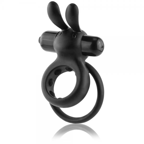 OHare Rabbit Vibrating Ring - Black | SexToy.com