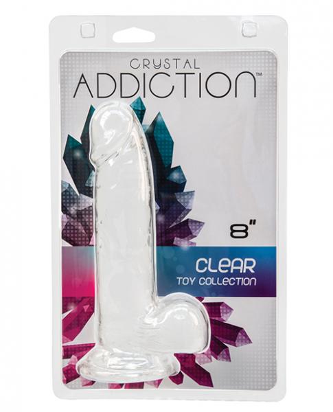 Crystal Addiction Dong 8 inches Clear | SexToy.com