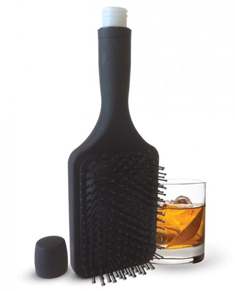 Smuggle Your Booze Brush Flask Black