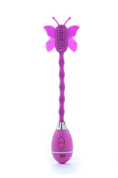 The Celine Butterfly Wand Vibrator Purple | SexToy.com