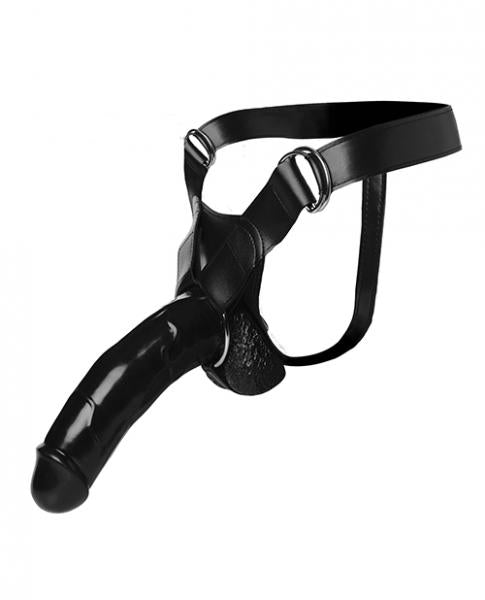 Jock Ryder Wide Band Strap On Harness Black O/S | SexToy.com