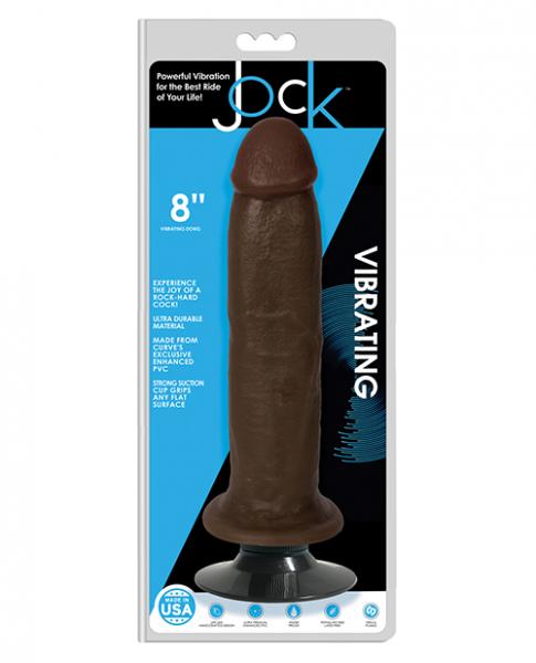 Jock Vibrating Dong No Balls 8 Chocolat