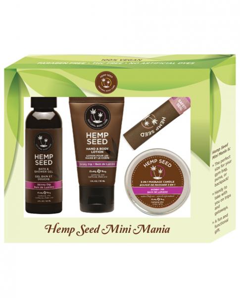 Earthly Body Hemp Seed Mini Mania Kit Skinny Dip | SexToy.com