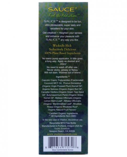 Sauce Coconut Massage Oil Sloe Comfortable Screw