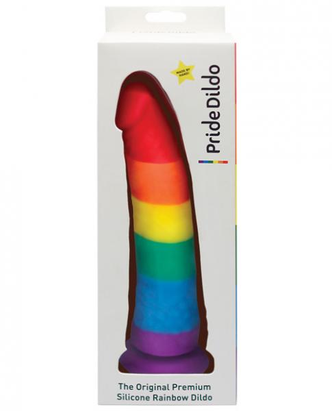 Pride Dildo Realistic Silicone Rainbow