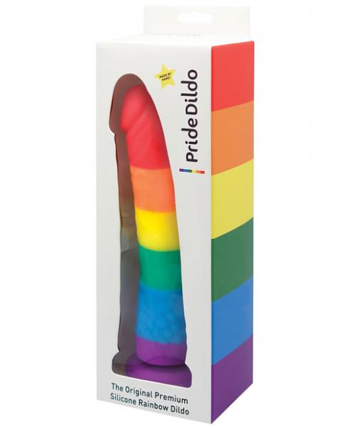 Pride Dildo Realistic Silicone Rainbow
