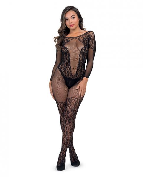 Fifty Shades Captivate Black Lace Spanking Bodystocking O/s | SexToy.com
