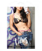 Vibes Sexy AF Cutout Bra & Panty Black M/L | SexToy.com