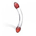 Red Head Glass Double Dildo | SexToy.com