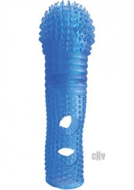 Peniis Extension Sleeve W/Power Bullet Blue | SexToy.com