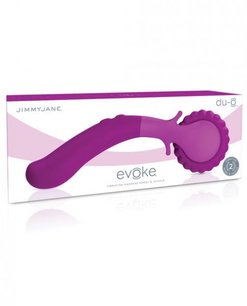 Jimmyjane Evoke Du-o Purple Vibrating Massage Wheel | SexToy.com