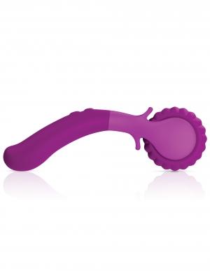 Jimmyjane Evoke Du-o Purple Vibrating Massage Wheel | SexToy.com