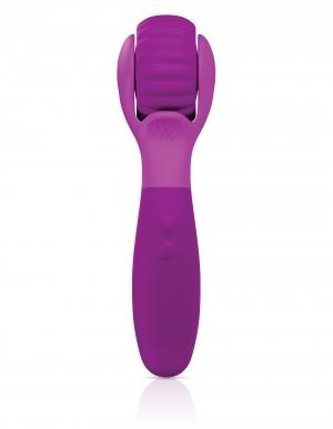 Jimmyjane Evoke Du-o Purple Vibrating Massage Wheel | SexToy.com