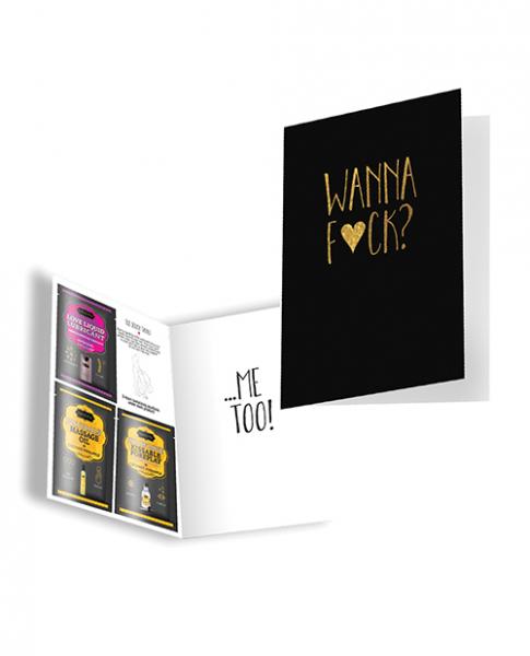 Kama Sutra Naughty Notes Greeting Cards - Wanna Fuck? | SexToy.com