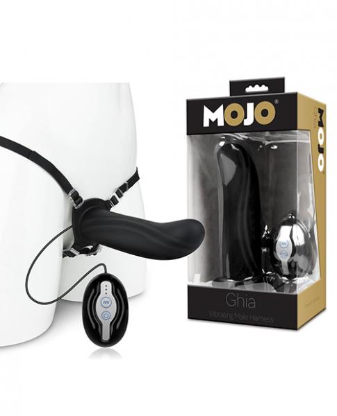 Mojo Ghia Vibrating Male Harness Black | SexToy.com