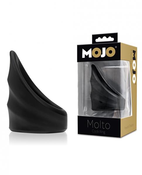 Mojo Molto Silicone Cock Ring Black | SexToy.com