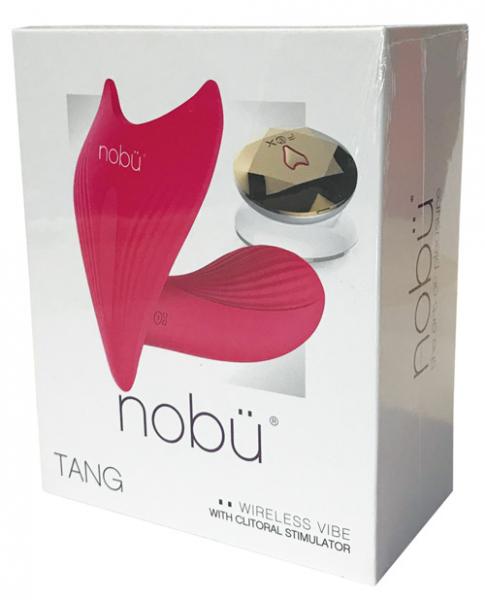 Nobu Tang Wireless Vibe with Clitoral Stimulator Pink | SexToy.com