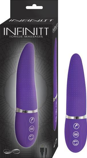 Infinitt Tongue Massager Purple Vibrator | SexToy.com