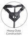 King Cock Strap On Harness with 7 inches Two Cocks One Hole Tan | SexToy.com