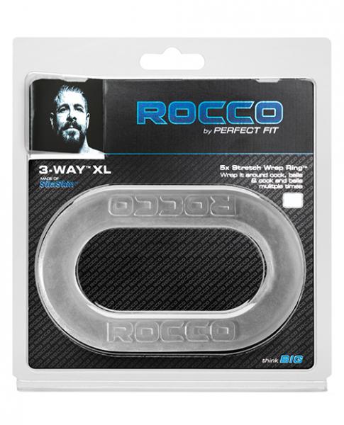 The Rocco 3 Way Wrap Ring Clear | SexToy.com