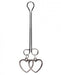 Clit Clamp Double Loop with Heart Charms | SexToy.com