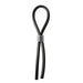 Bolo Lasso & Grooved Stainless Steel Slider Black | SexToy.com