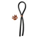 Bolo Lasso Ring Rose Gold Crown Slider Black | SexToy.com