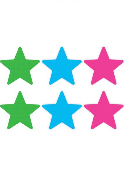 Peekaboos Neon Stars Value Pack Of 3 O/S | SexToy.com