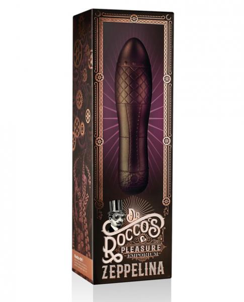 Dr Rocco's Zeppelina Metallic Silicone Vibrator | SexToy.com