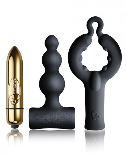 Rocks Off Dark Desires Be Mine Kit Black Champagne Gold | SexToy.com