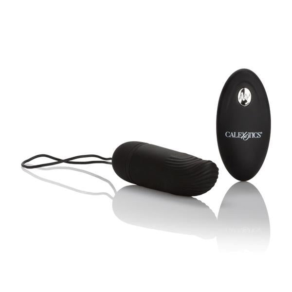 Silicone Remote Ridged G Vibrator Black | SexToy.com