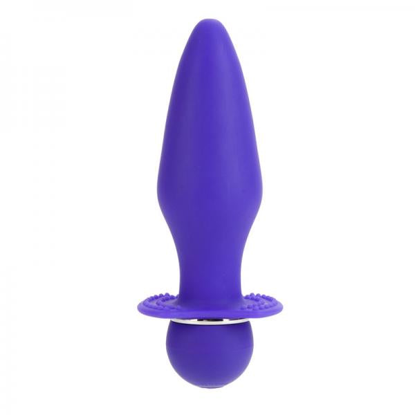 Booty Call Booty Rider Purple Vibrating Butt Plug | SexToy.com