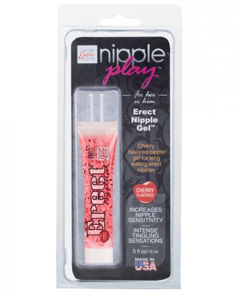 Nipple Play Erect Nipple Gel Cherry .5oz | SexToy.com