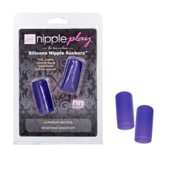 Nipple Play Silicone Nipple Sucker Purple Set | SexToy.com