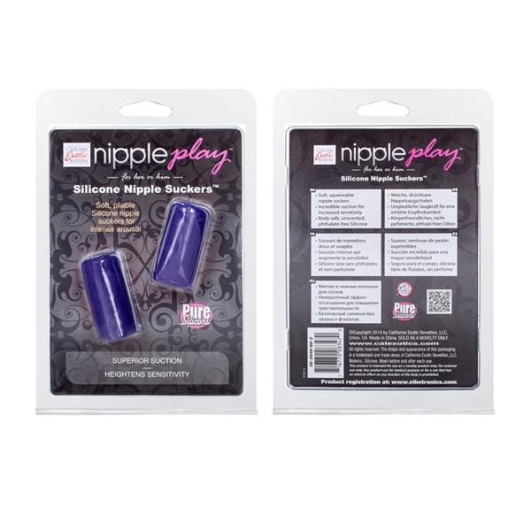 Nipple Play Silicone Nipple Sucker Purple Set | SexToy.com