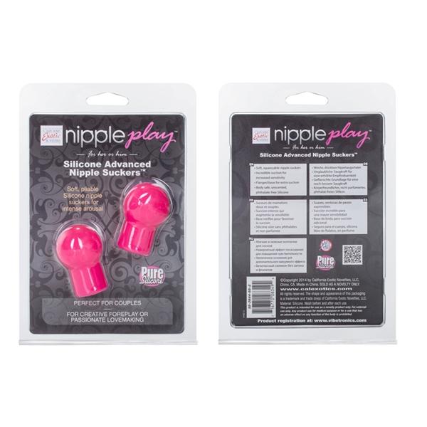 Nipple Play Silicone Advanced Suckers Pink | SexToy.com