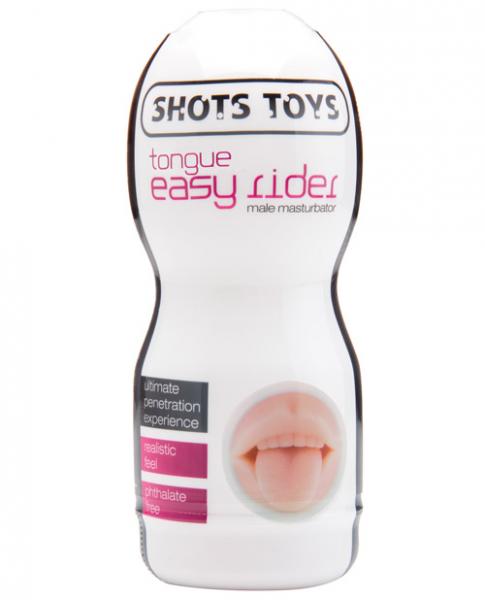 Easy Rider Tongue Mouth Male Masturbator Beige | SexToy.com