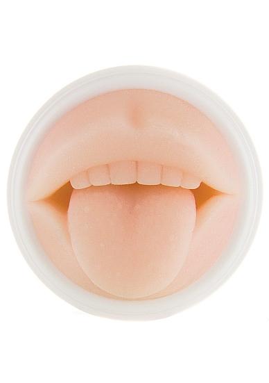 Easy Rider Tongue Mouth Male Masturbator Beige | SexToy.com