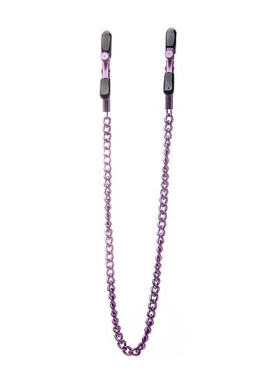Ouch Adjustable Nipple Clamps with Chain | SexToy.com