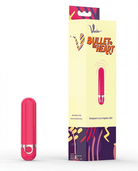 Voodoo Bullet To The Heart 10X Wireless Pink Vibrator