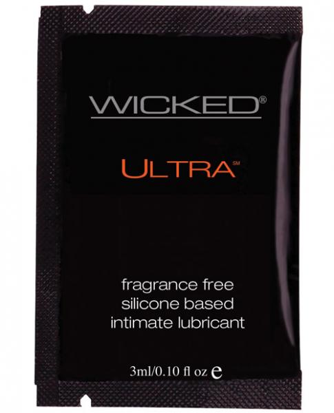 Ultra Silicone Based Lubricant - 3 ml. Packet Fragrance Free | SexToy.com