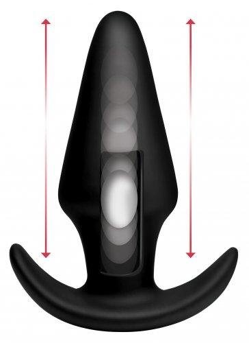 Kinetic Thumping 7X Large Anal Plug Black Thump It! | SexToy.com