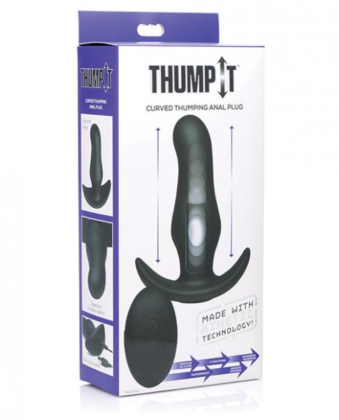 Kinetic Thumping 7X Prostate Anal Plug Black | SexToy.com