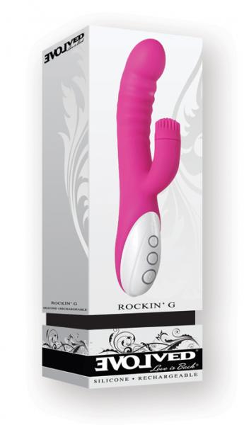 Rockin G Rabbit Vibrator Pink | SexToy.com