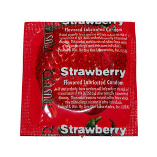 Trustex Flavored Condoms Strawberry 3 Pack | SexToy.com