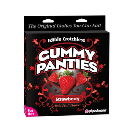 Edible Crotchless Gummy Panties Strawberry | SexToy.com