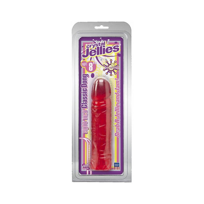 Crystal Jellies Classic Dong 8 Inch - Pink | SexToy.com