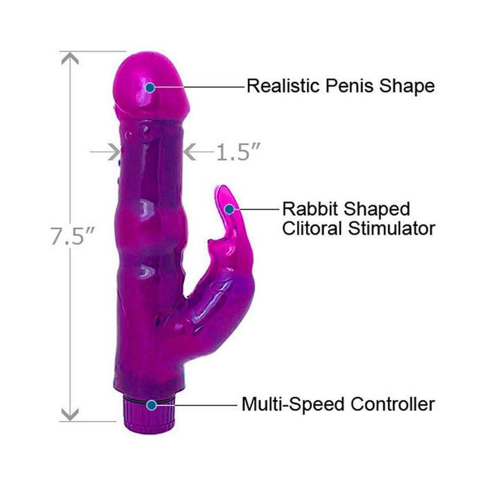 Bath Time Buddy Purple Waterproof Vibrator | SexToy.com