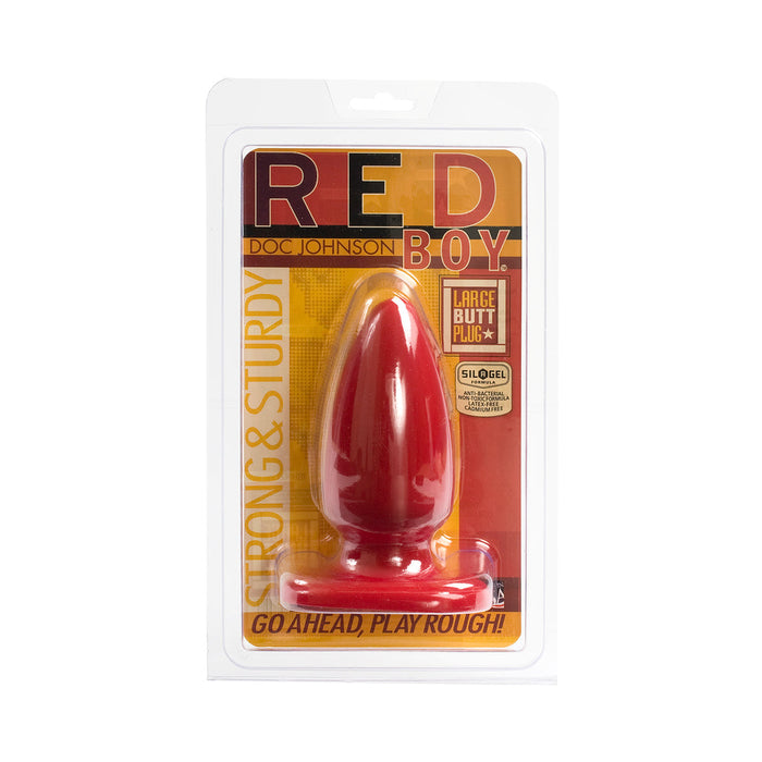 Red Boy - Large Butt Plug Red | SexToy.com