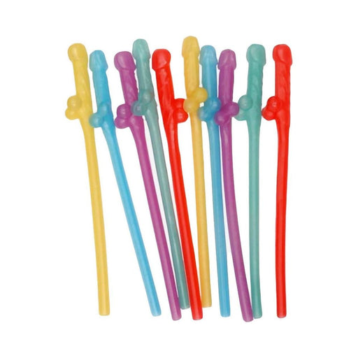 Party Pecker Sipping Straws Display 144 Count | SexToy.com